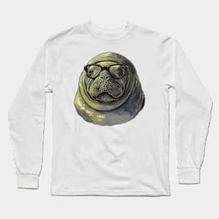 Visionary Manatee: Because Even Sea Cows Need Glasses Long Sleeve T-Shirt